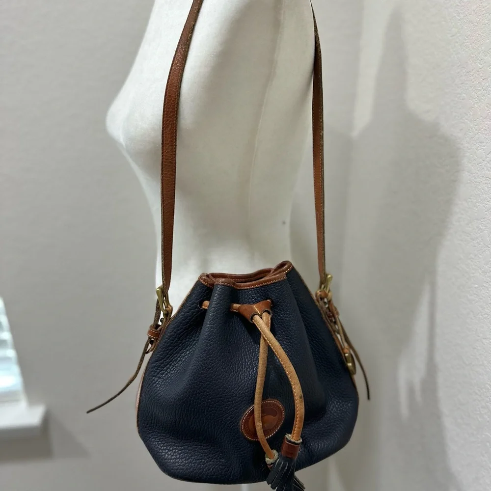 Vintage Dooney & Bourke Drawstring Bucket Bag